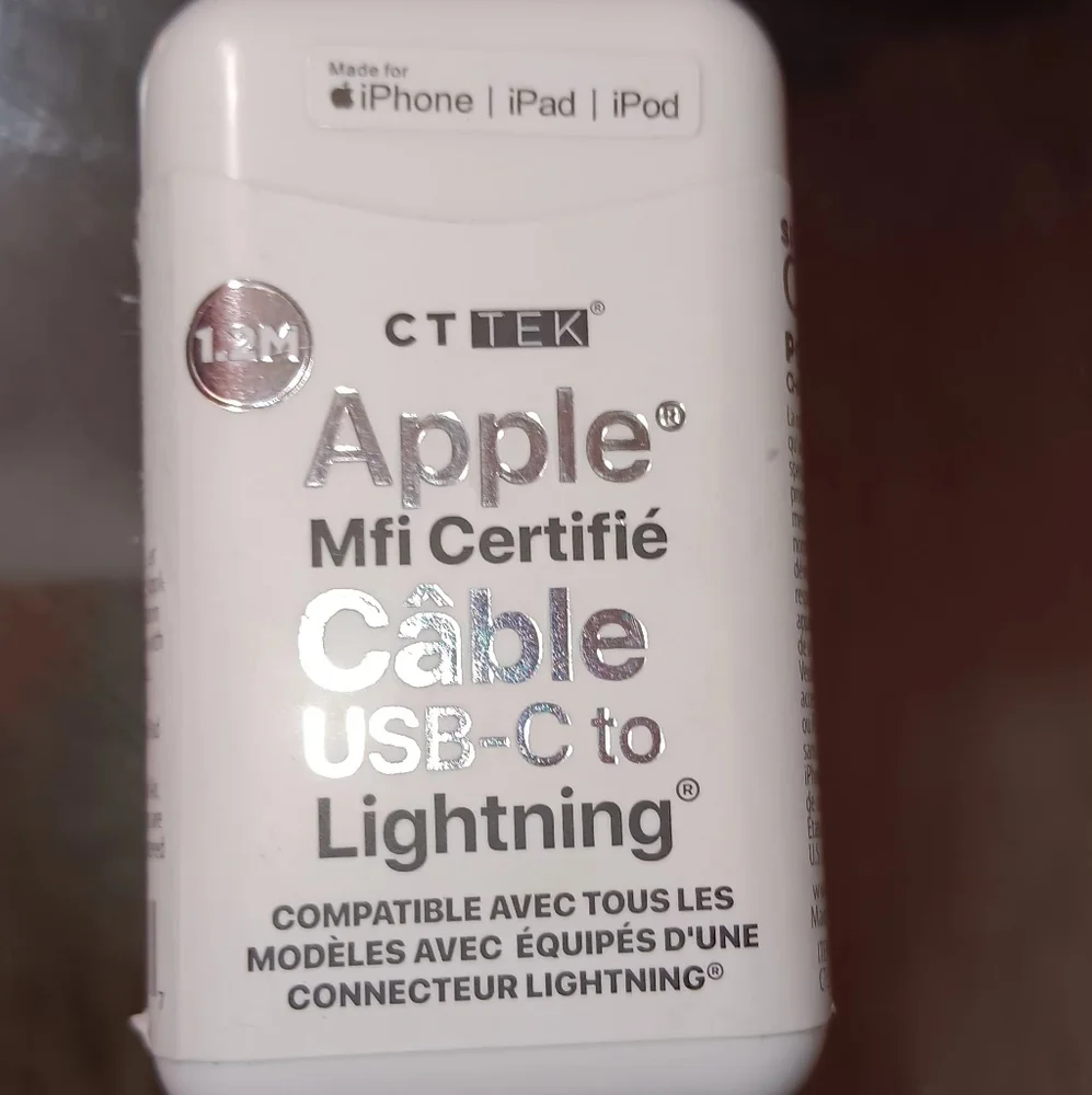 4 ft Apple type-c to lightening cable